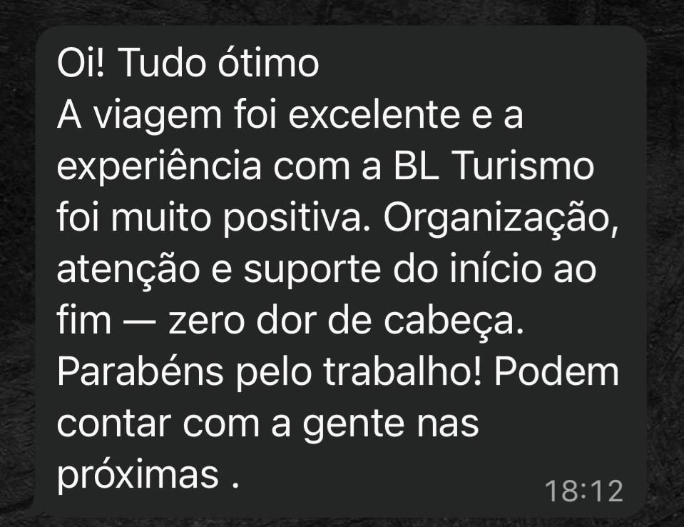 Feedback WhatsApp cliente 1